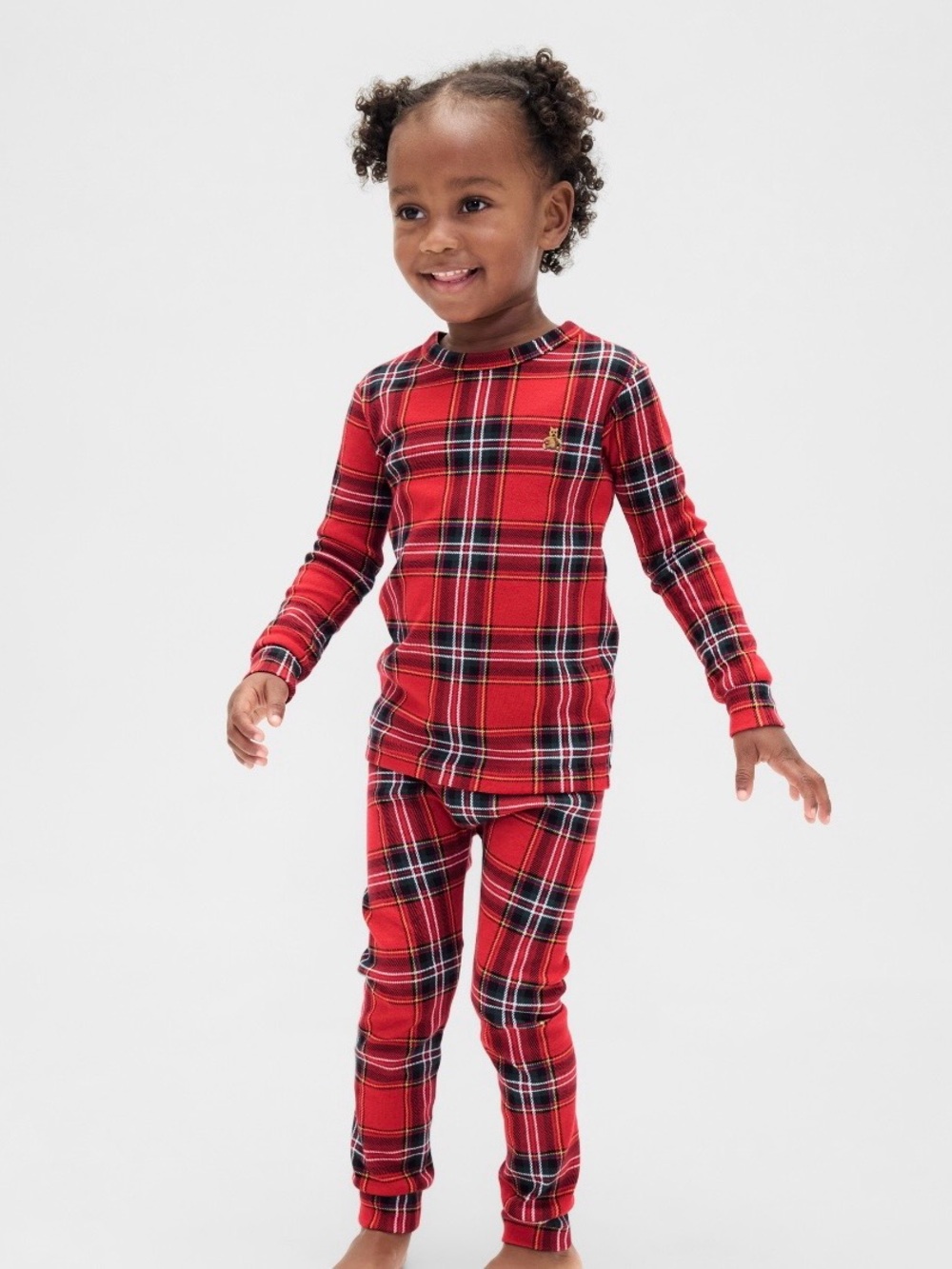 NWT BABY GAP 12-18 months Organic Brushed Cotton Holiday 2-piece  PJ Set